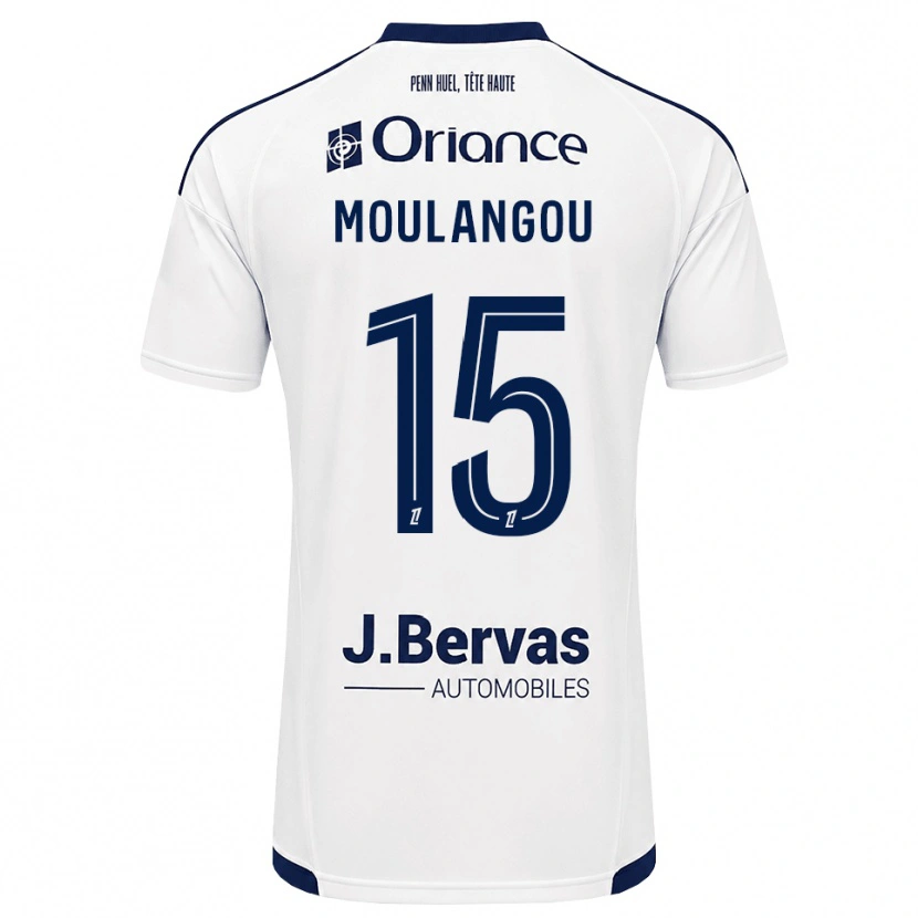 Danxen Dames Kenan Moulangou #15 Marineblauw Wit Uitshirt Uittenue 2026/27 T-Shirt