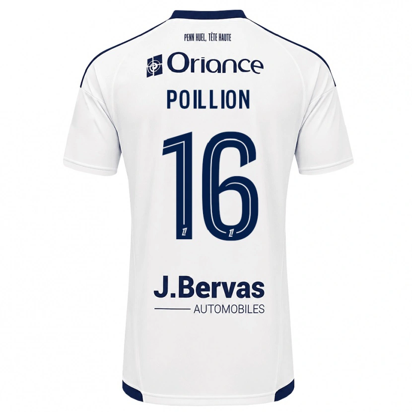 Danxen Dames Noé Poillion #16 Marineblauw Wit Uitshirt Uittenue 2026/27 T-Shirt