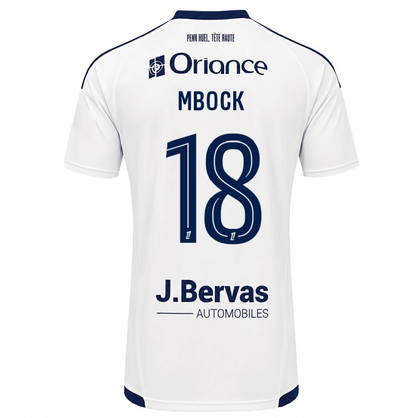 Danxen Dames Hianga'a Mbock #18 Marineblauw Wit Uitshirt Uittenue 2026/27 T-Shirt