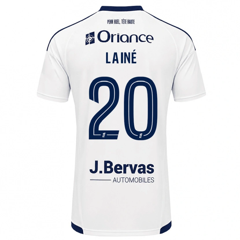 Danxen Dames Mathis Lainé #20 Marineblauw Wit Uitshirt Uittenue 2026/27 T-Shirt