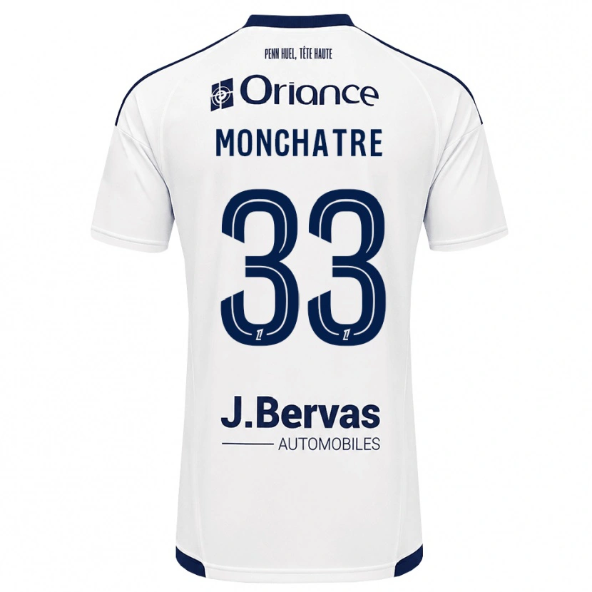 Danxen Dames Enzo Monchatre #33 Marineblauw Wit Uitshirt Uittenue 2026/27 T-Shirt