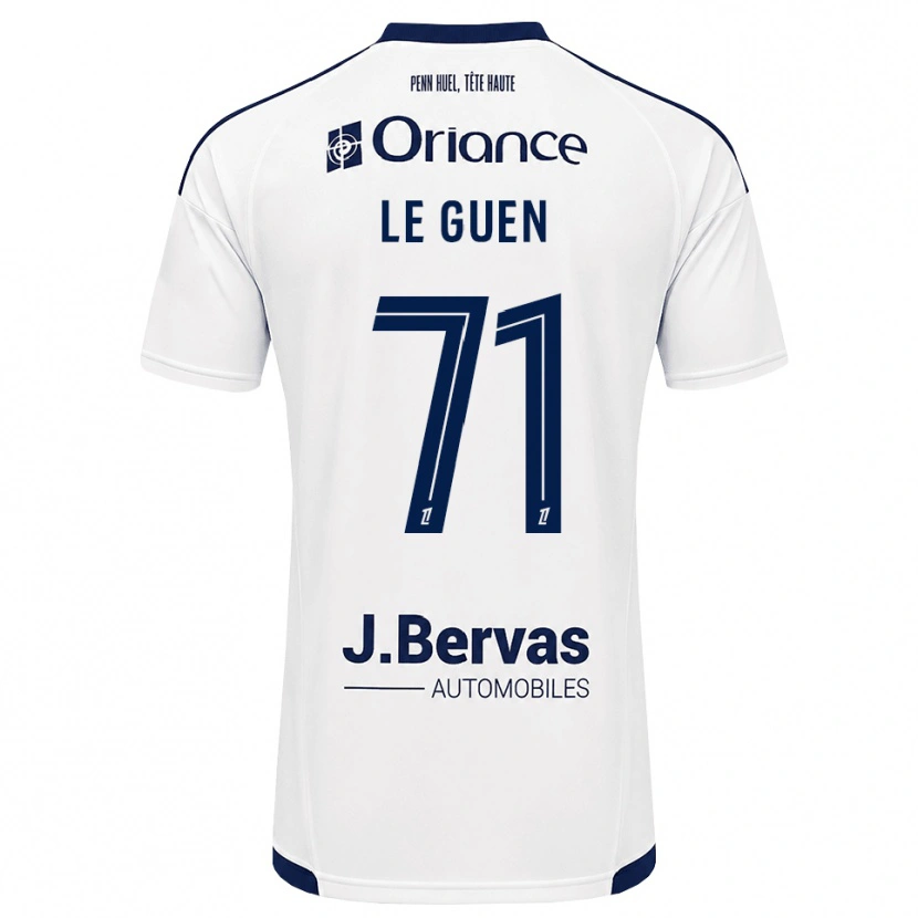 Danxen Dames Raphaël Le Guen #71 Marineblauw Wit Uitshirt Uittenue 2026/27 T-Shirt