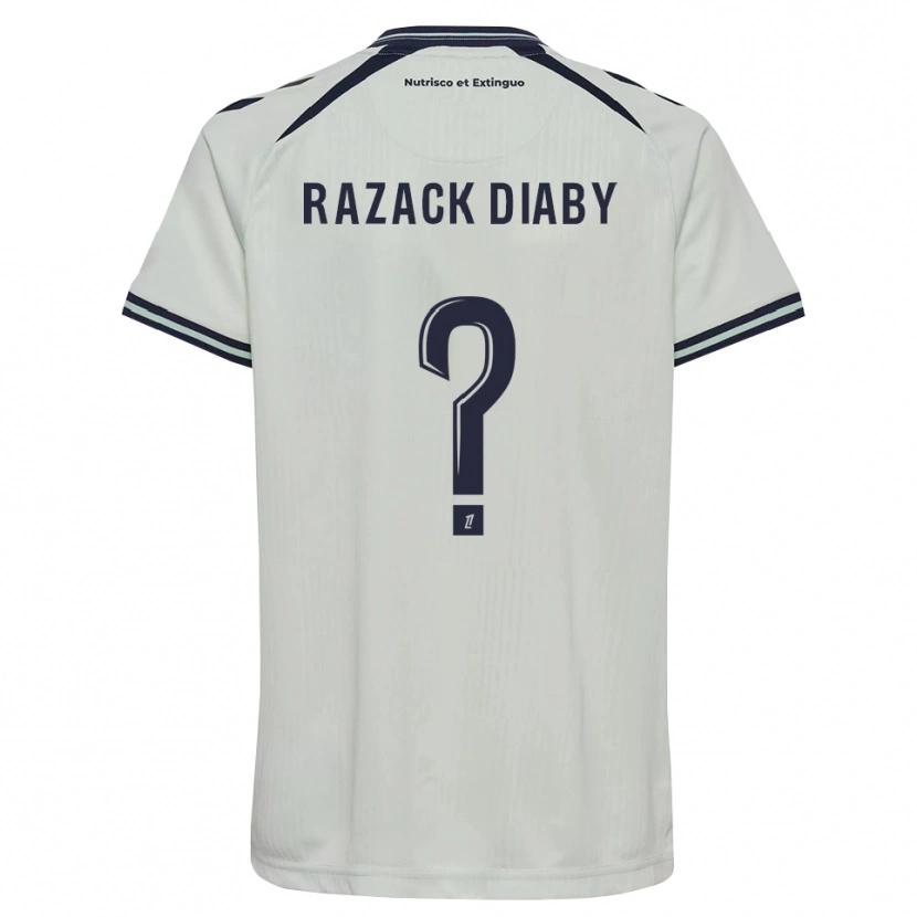 Danxen Dames Abdoul Razack Diaby #0 Middernachtblauw Wit Uitshirt Uittenue 2026/27 T-Shirt