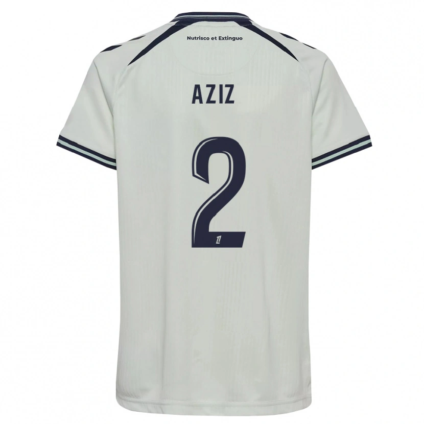 Danxen Dames Hayman Aziz #2 Middernachtblauw Wit Uitshirt Uittenue 2026/27 T-Shirt