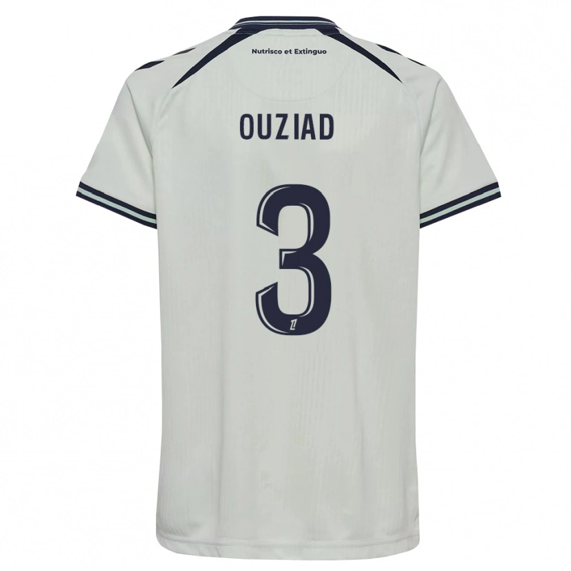 Danxen Dames Djibril Ouziad #3 Middernachtblauw Wit Uitshirt Uittenue 2026/27 T-Shirt