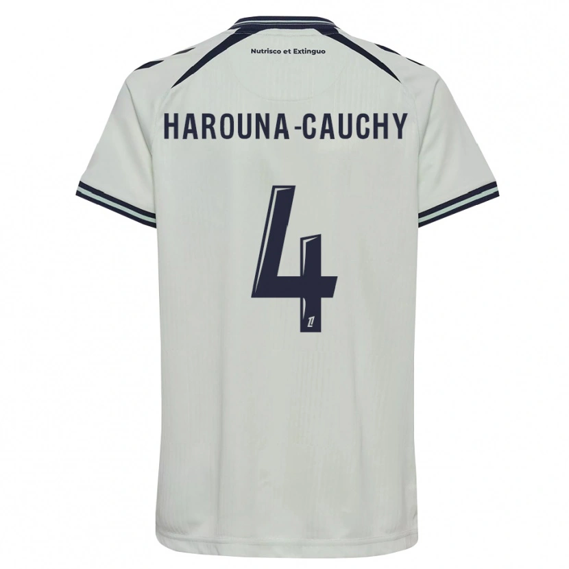 Danxen Dames Yllian Harouna-Cauchy #4 Middernachtblauw Wit Uitshirt Uittenue 2026/27 T-Shirt