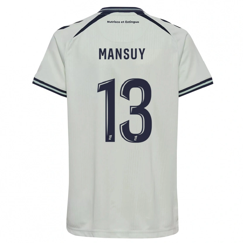 Danxen Dames Héloïse Mansuy #13 Middernachtblauw Wit Uitshirt Uittenue 2026/27 T-Shirt