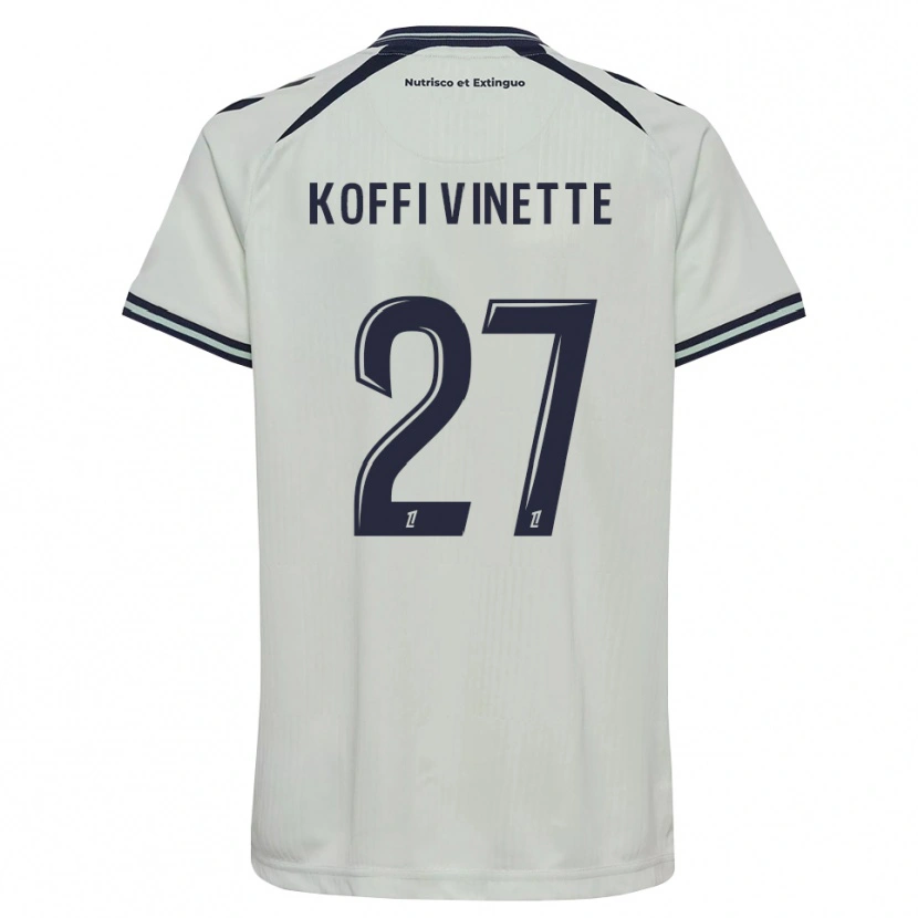 Danxen Dames Enzo Koffi #27 Middernachtblauw Wit Uitshirt Uittenue 2026/27 T-Shirt