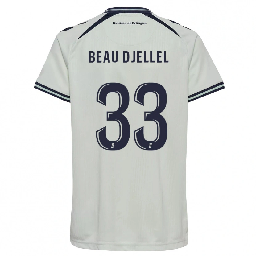 Danxen Dames Yanis Beau Djellel #33 Middernachtblauw Wit Uitshirt Uittenue 2026/27 T-Shirt