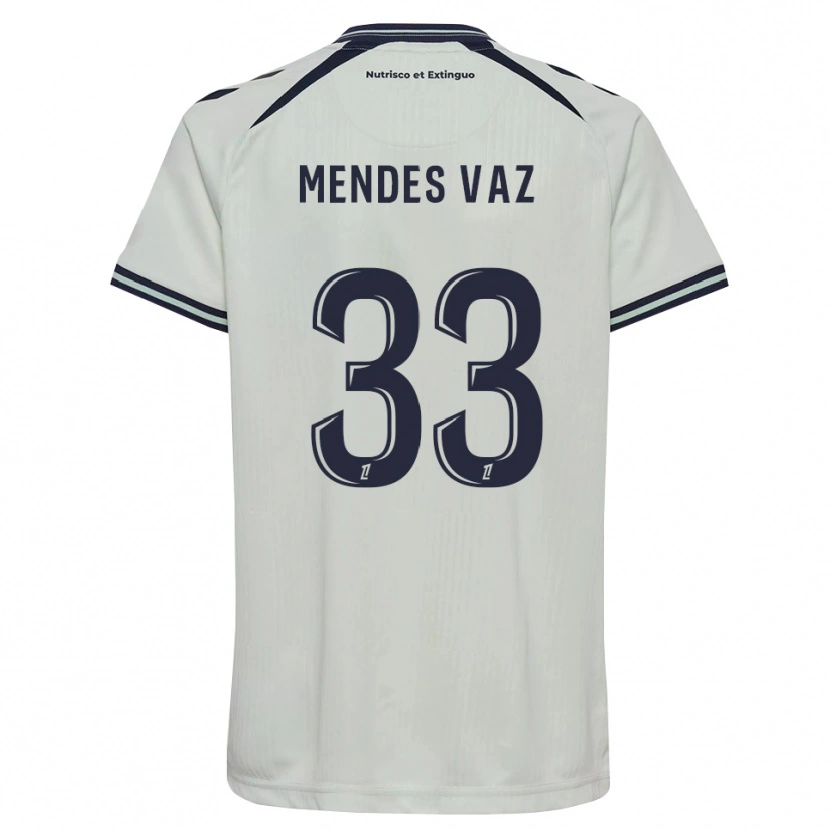 Danxen Dames Hernâni Mendes Vaz #33 Middernachtblauw Wit Uitshirt Uittenue 2026/27 T-Shirt