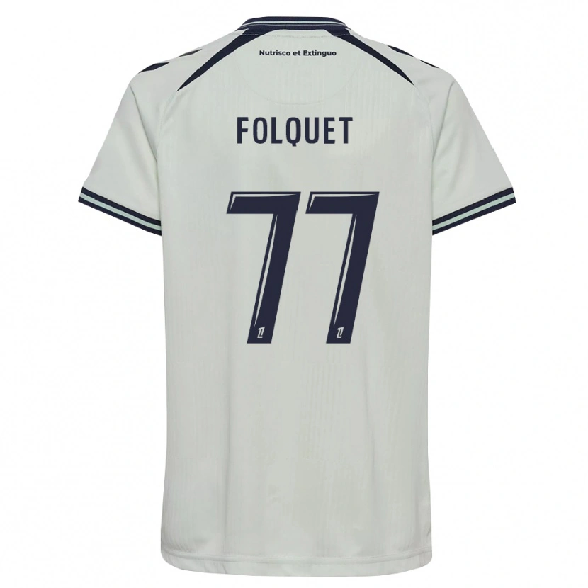 Danxen Dames Magnaba Folquet #77 Middernachtblauw Wit Uitshirt Uittenue 2026/27 T-Shirt