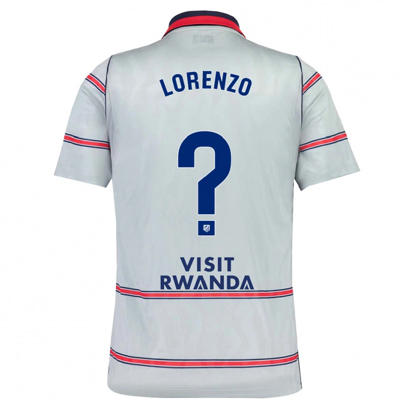 Danxen Dames Óscar Lorenzo #0 Grijs Rood Marineblauw Thuisshirt Derde Tenue 2026/27 T-Shirt