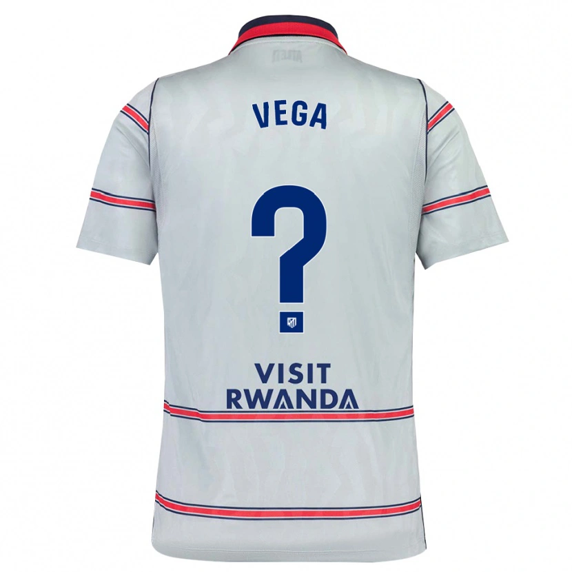 Danxen Dames Álvaro Vega #0 Grijs Rood Marineblauw Thuisshirt Derde Tenue 2026/27 T-Shirt