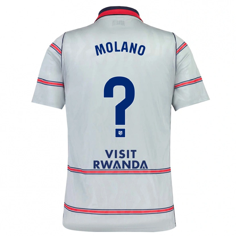 Danxen Dames Sergio Molano #0 Grijs Rood Marineblauw Thuisshirt Derde Tenue 2026/27 T-Shirt