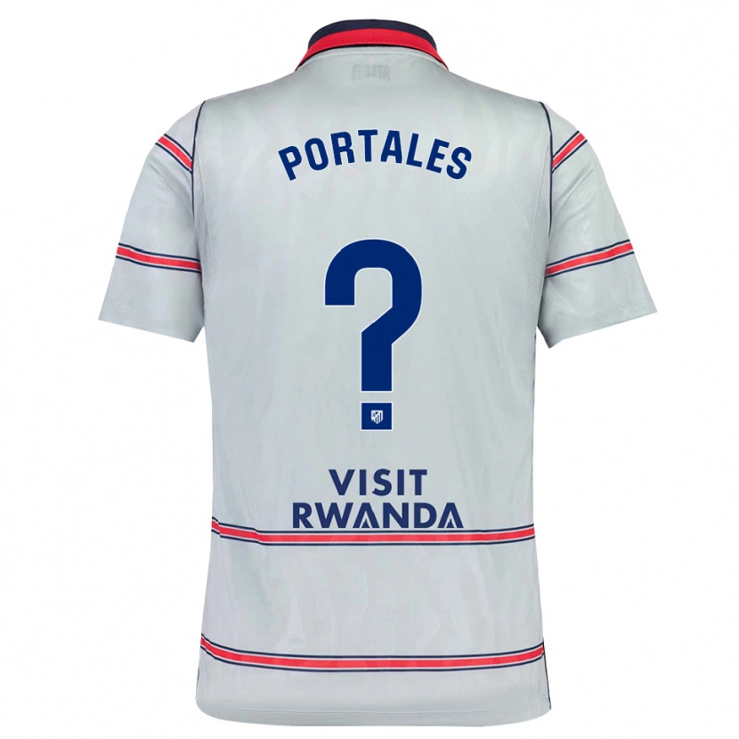 Danxen Dames Macarena Portales #0 Grijs Rood Marineblauw Thuisshirt Derde Tenue 2026/27 T-Shirt