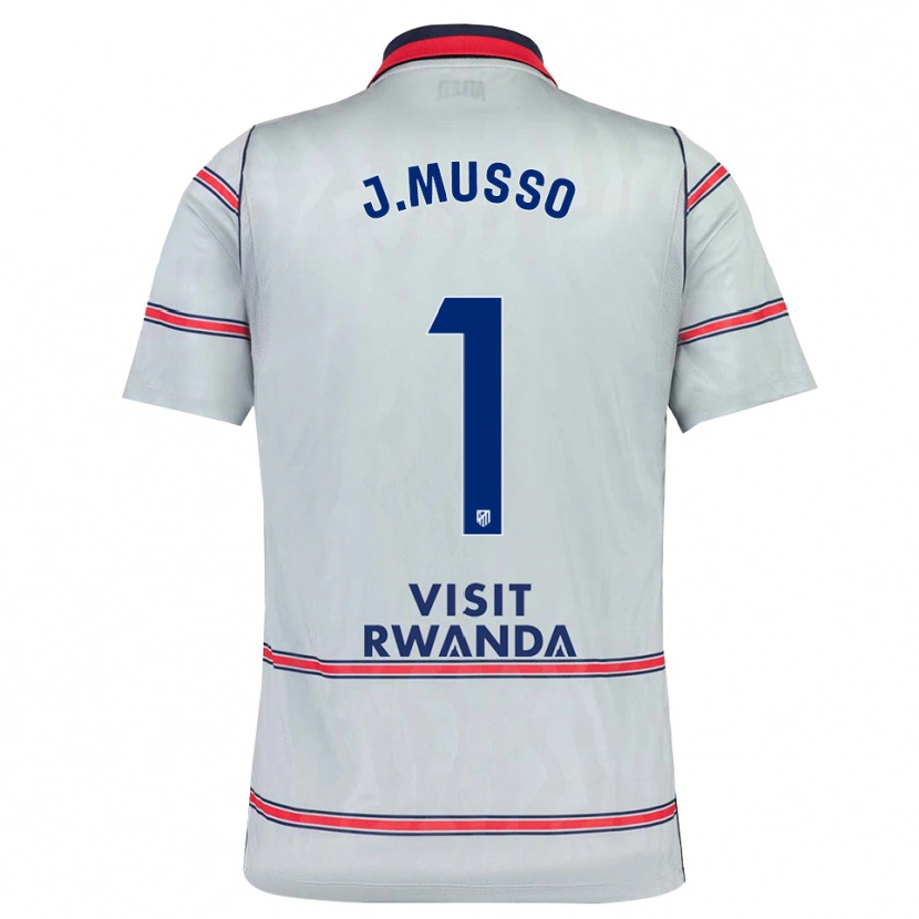 Danxen Dames Juan Musso #1 Grijs Rood Marineblauw Thuisshirt Derde Tenue 2026/27 T-Shirt