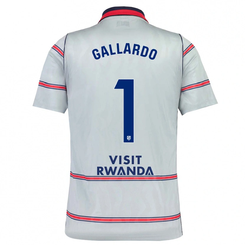 Danxen Dames Lola Gallardo #1 Grijs Rood Marineblauw Thuisshirt Derde Tenue 2026/27 T-Shirt