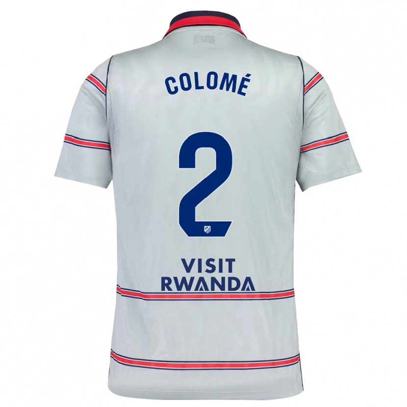 Danxen Dames Jan Colomé #2 Grijs Rood Marineblauw Thuisshirt Derde Tenue 2026/27 T-Shirt