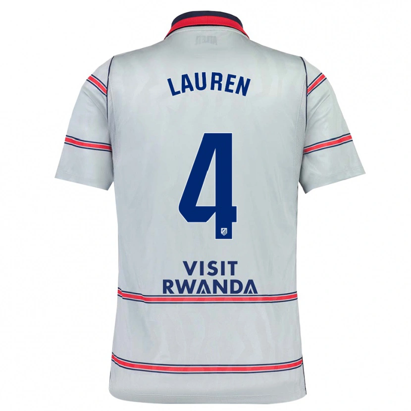 Danxen Dames Lauren Eduarda Leal Costa #4 Grijs Rood Marineblauw Thuisshirt Derde Tenue 2026/27 T-Shirt