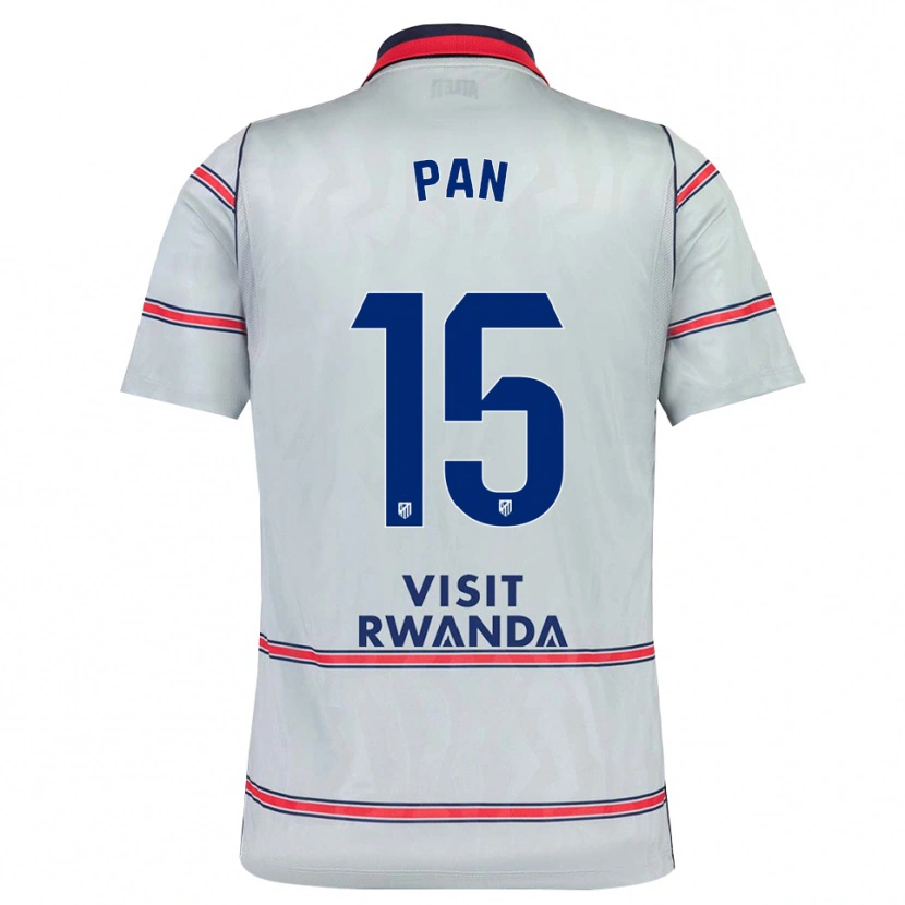 Danxen Dames Pablo Pan #15 Grijs Rood Marineblauw Thuisshirt Derde Tenue 2026/27 T-Shirt