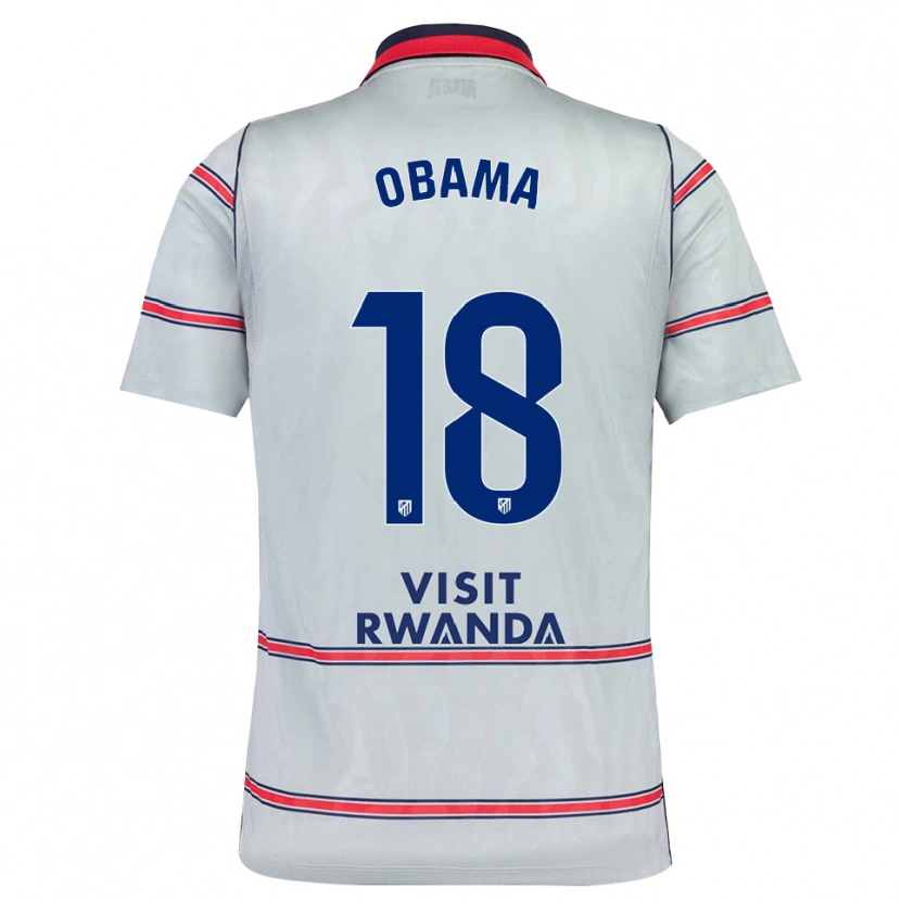 Danxen Dames Gabriel Obama #18 Grijs Rood Marineblauw Thuisshirt Derde Tenue 2026/27 T-Shirt