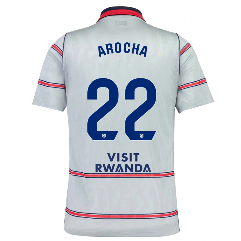 Danxen Dames Santi Arocha #22 Grijs Rood Marineblauw Thuisshirt Derde Tenue 2026/27 T-Shirt