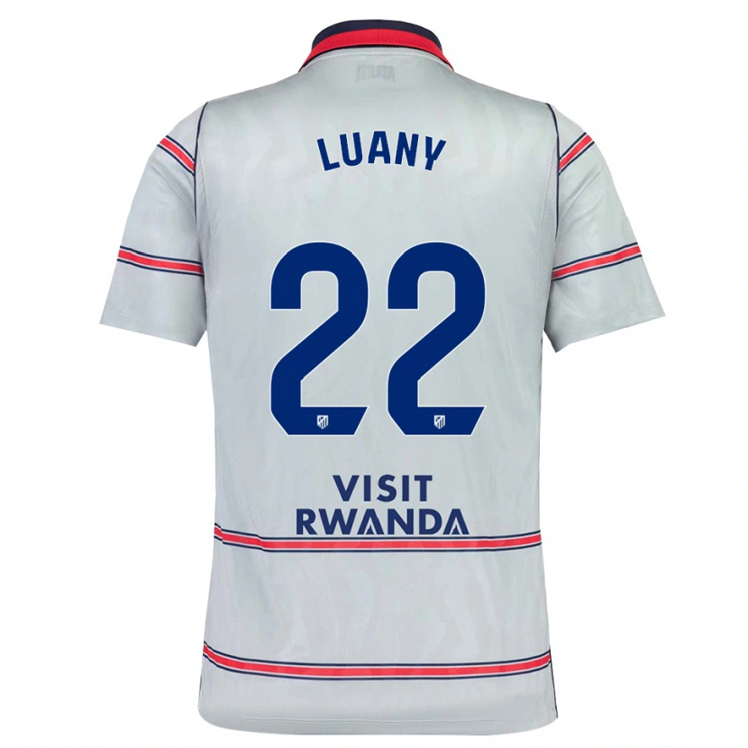 Danxen Dames Luany Vitória Da Silva Rosa #22 Grijs Rood Marineblauw Thuisshirt Derde Tenue 2026/27 T-Shirt