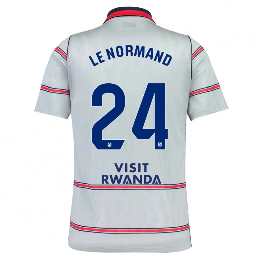 Danxen Dames Robin Le Normand #24 Grijs Rood Marineblauw Thuisshirt Derde Tenue 2026/27 T-Shirt