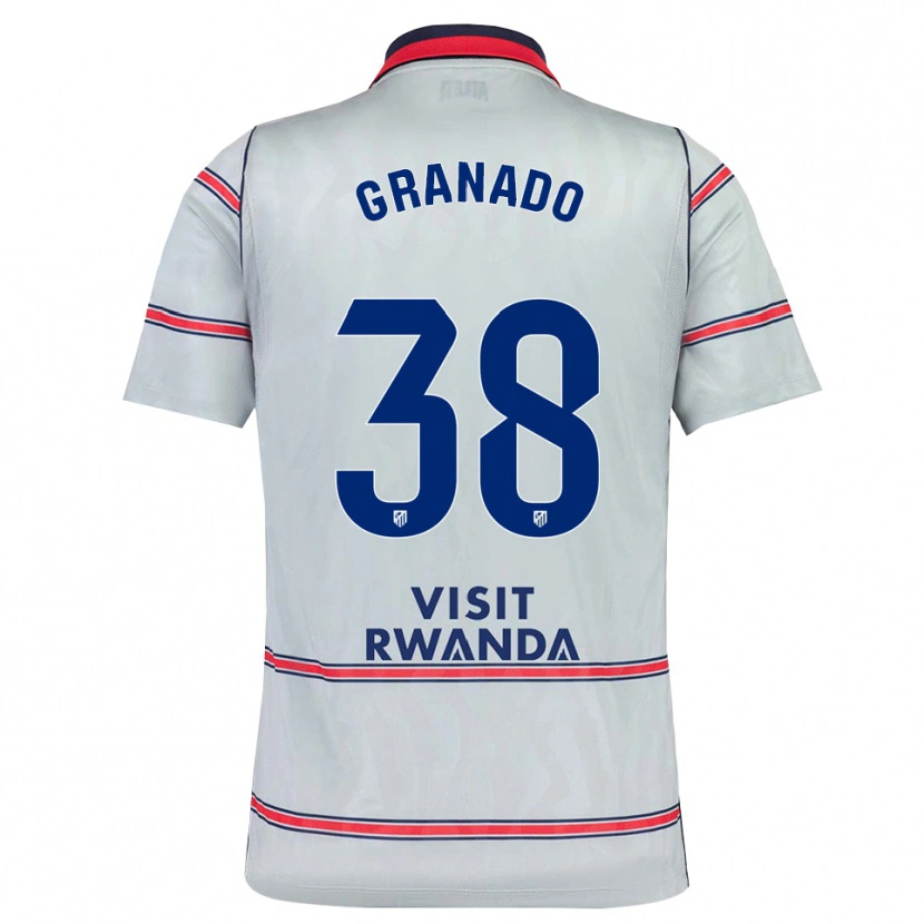 Danxen Dames Adrian Granado #38 Grijs Rood Marineblauw Thuisshirt Derde Tenue 2026/27 T-Shirt