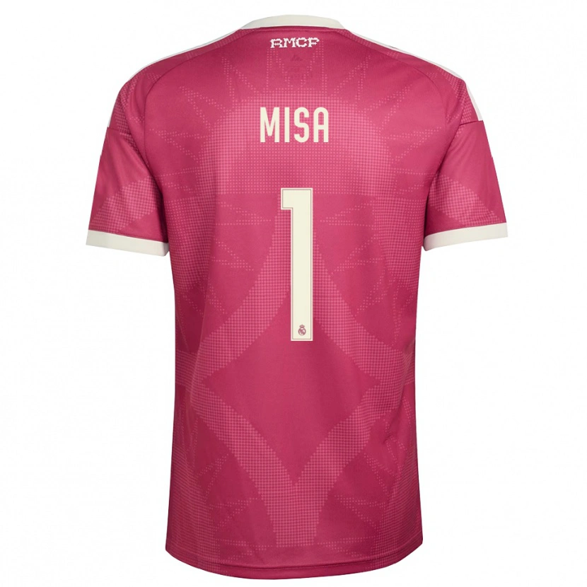 Danxen Dames Misa Rodríguez #1 Bleek Violet Rood Wit Thuisshirt Derde Tenue 2026/27 T-Shirt