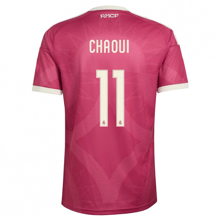 Danxen Dames Omar Chaoui #11 Bleek Violet Rood Wit Thuisshirt Derde Tenue 2026/27 T-Shirt