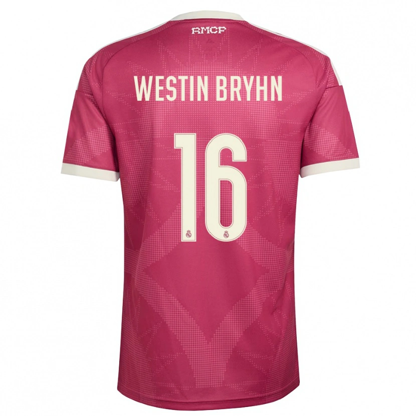 Danxen Dames Leon Westin Bryhn #16 Bleek Violet Rood Wit Thuisshirt Derde Tenue 2026/27 T-Shirt