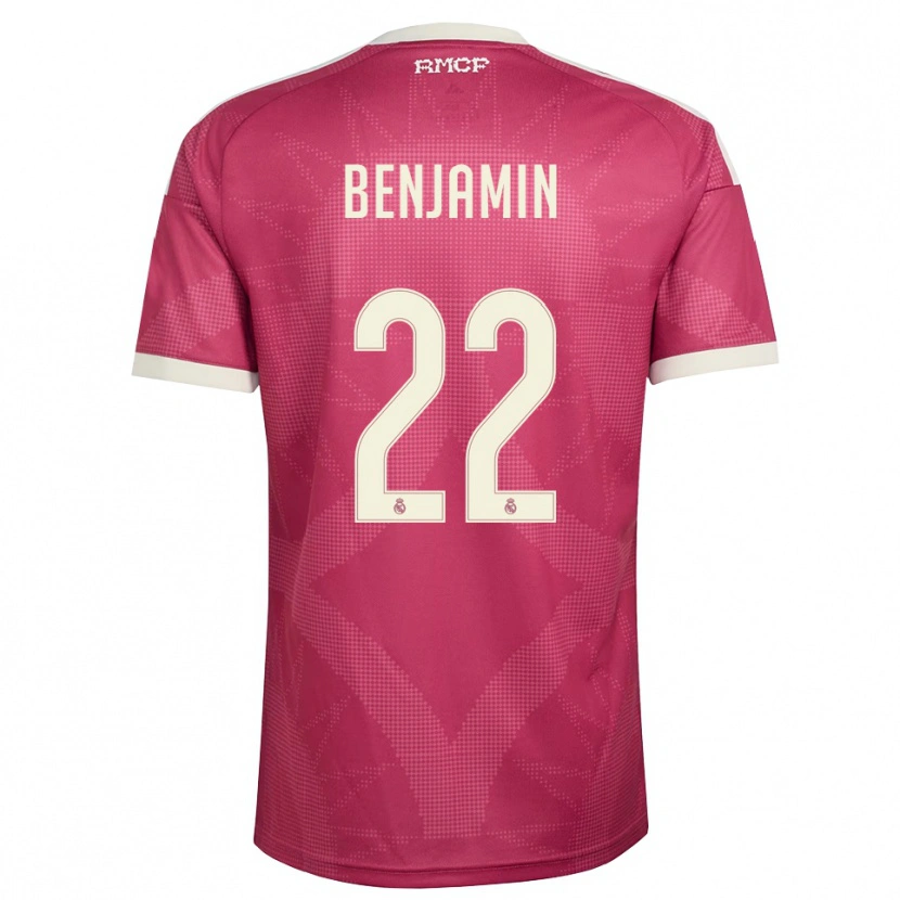 Danxen Dames Emanuel Benjamín De Santana Balbinot #22 Bleek Violet Rood Wit Thuisshirt Derde Tenue 2026/27 T-Shirt