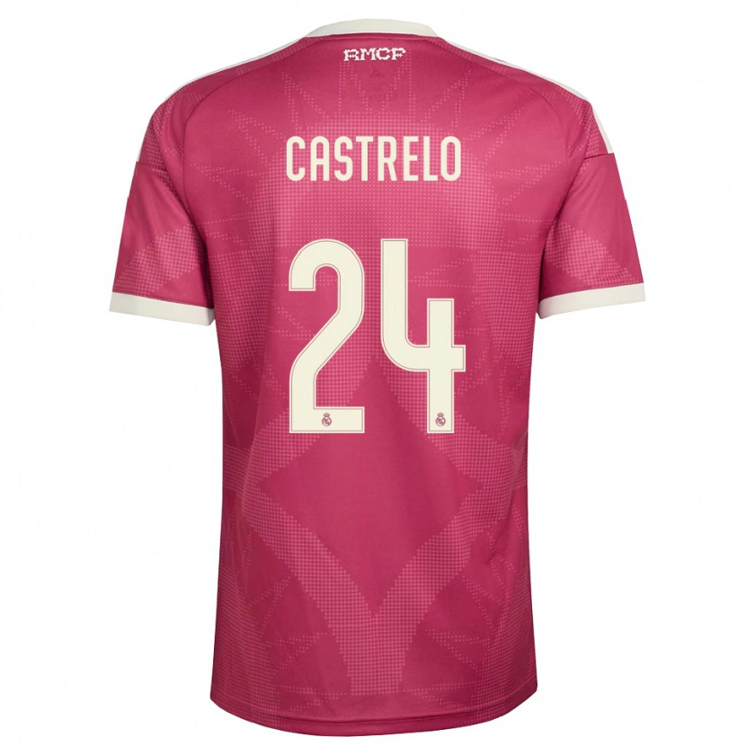 Danxen Dames Gabri Castrelo #24 Bleek Violet Rood Wit Thuisshirt Derde Tenue 2026/27 T-Shirt