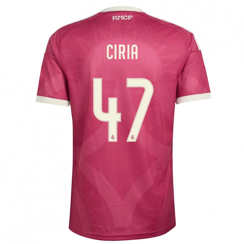 Danxen Dames Alexis Ciria #47 Bleek Violet Rood Wit Thuisshirt Derde Tenue 2026/27 T-Shirt