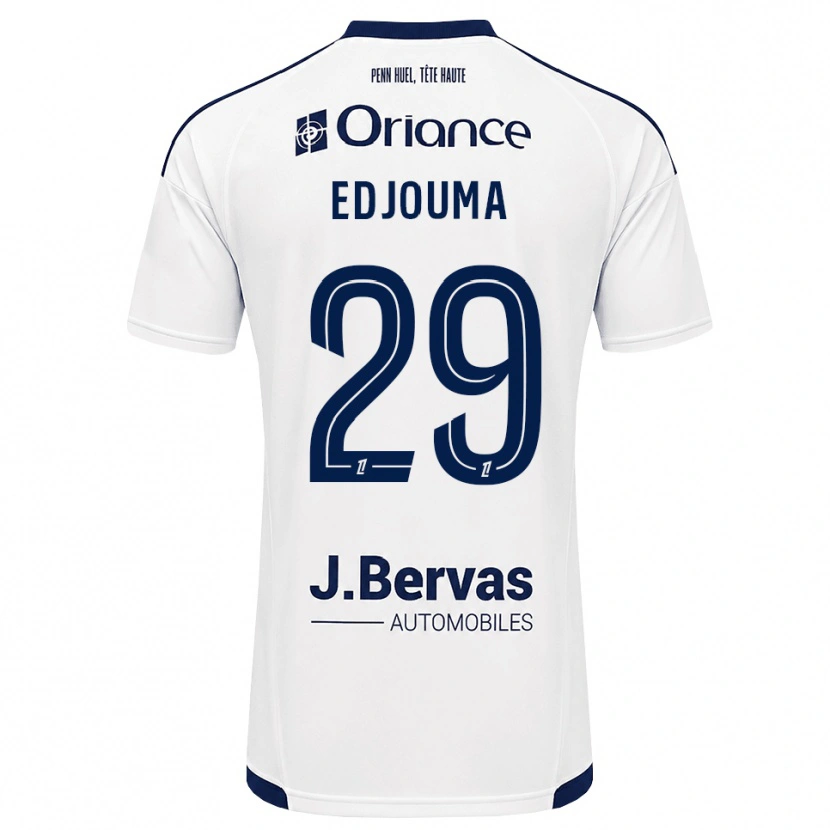 Danxen Dames Noah Edjouma #29 Marineblauw Wit Uitshirt Uittenue 2026/27 T-Shirt