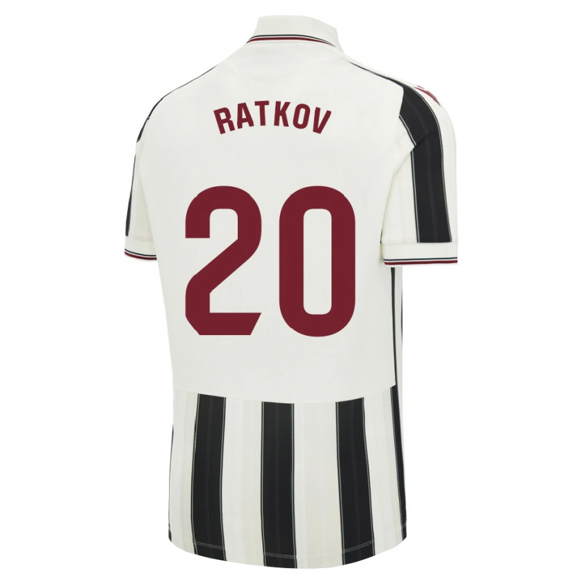 Danxen Dames Petar Ratkov #20 Zwart Wit Rood Uitshirt Uittenue 2026/27 T-Shirt