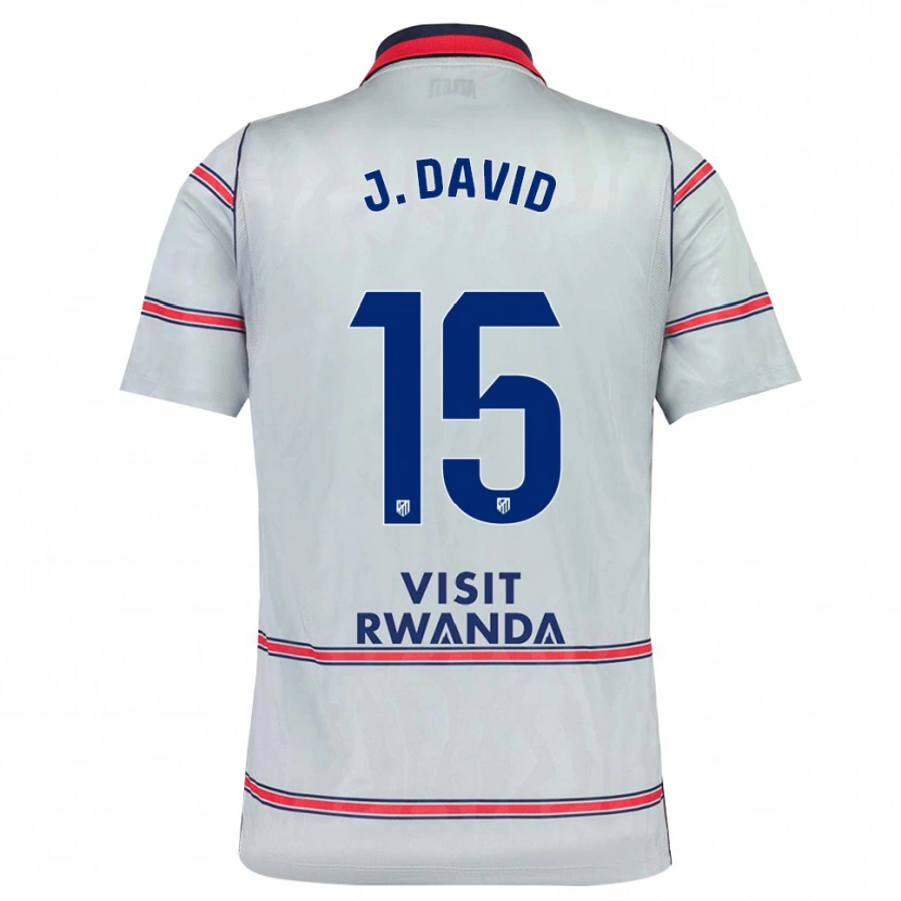 Danxen Dames Jonathan David #15 Grijs Rood Marineblauw Thuisshirt Derde Tenue 2026/27 T-Shirt