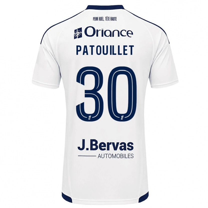 Danxen Dames Mathieu Patouillet #30 Marineblauw Wit Uitshirt Uittenue 2026/27 T-Shirt