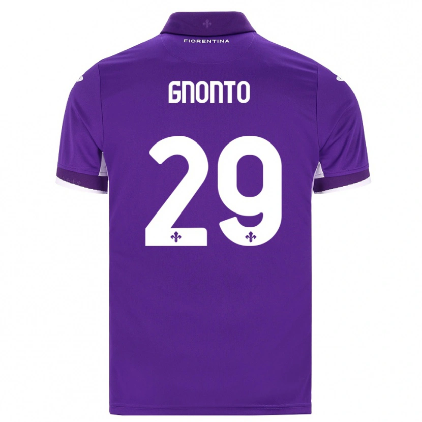 Danxen Kinderen Wilfried Gnonto #29 Paars Wit Roze Thuisshirt Thuistenue 2026/27 T-Shirt
