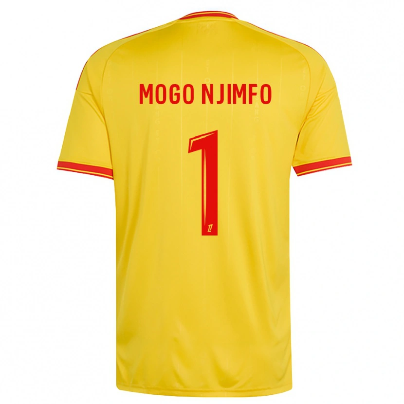 Danxen Kinderen Arthur Mogo Njimfo #1 Goud Oranje Rood Thuisshirt Thuistenue 2026/27 T-Shirt