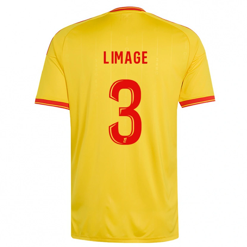 Danxen Kinderen Jennyfer Limage #3 Goud Oranje Rood Thuisshirt Thuistenue 2026/27 T-Shirt