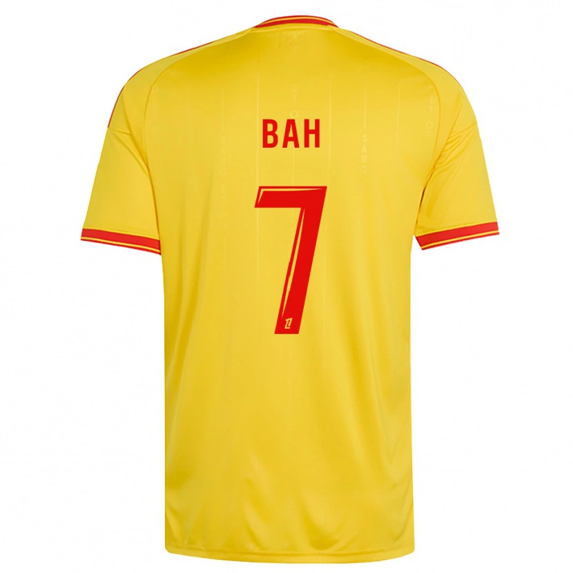 Danxen Kinderen Alpha Bah #7 Goud Oranje Rood Thuisshirt Thuistenue 2026/27 T-Shirt