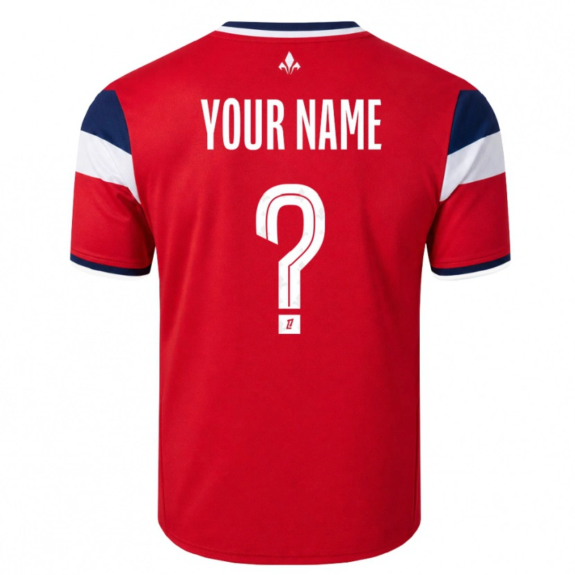 Danxen Kinderen Uw Naam #0 Rood Wit Koninklijk Blauw Thuisshirt Thuistenue 2026/27 T-Shirt