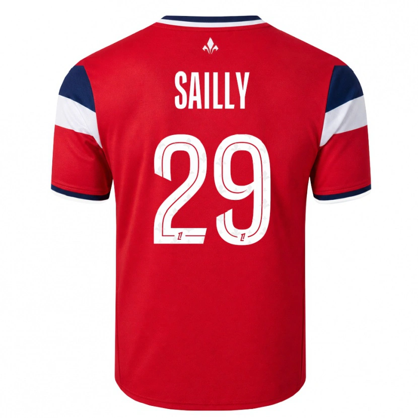 Danxen Kinderen Charlotte Sailly #29 Rood Wit Koninklijk Blauw Thuisshirt Thuistenue 2026/27 T-Shirt