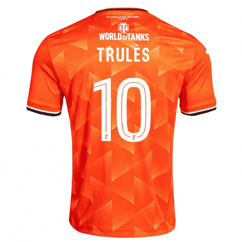Danxen Kinderen Rayann Trulès #10 Oranje Wit Zwart Thuisshirt Thuistenue 2026/27 T-Shirt
