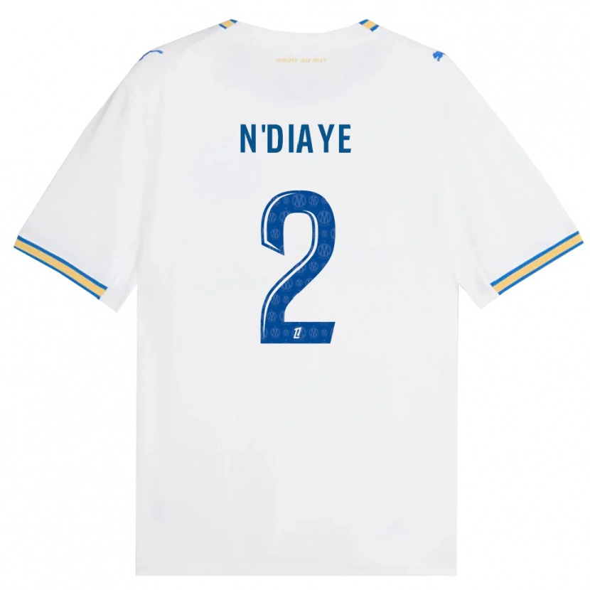 Danxen Kinderen Osmane N'diaye #2 Dodgerblauw Wit Thuisshirt Thuistenue 2026/27 T-Shirt