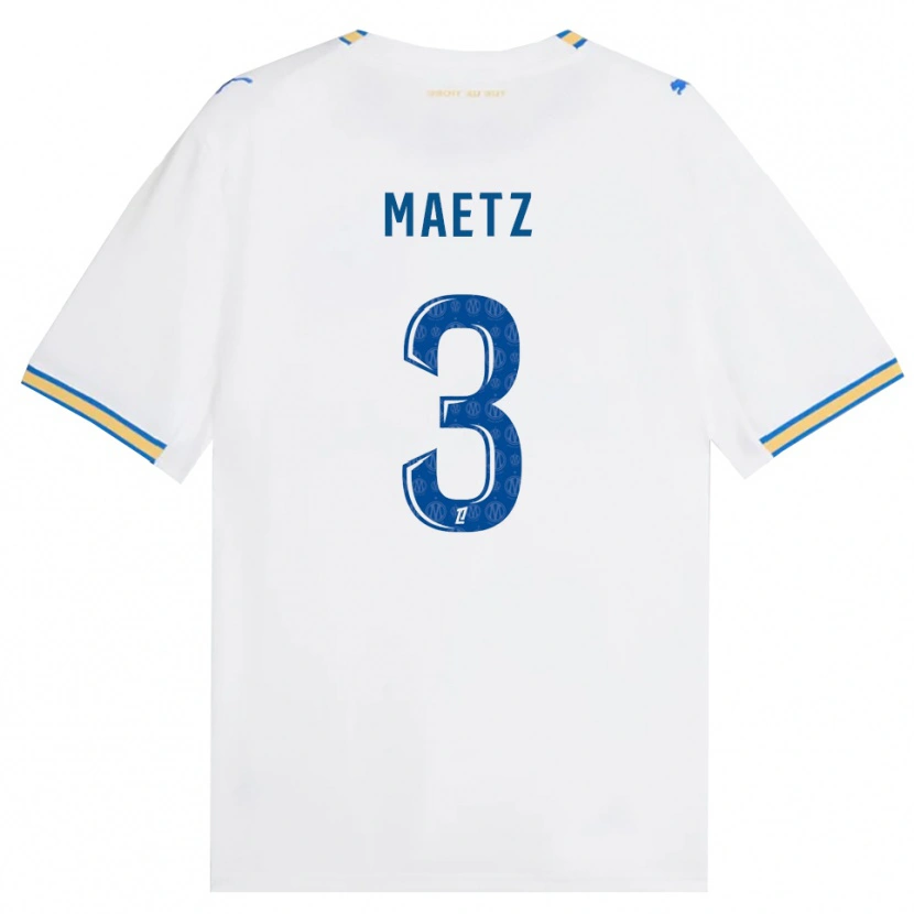 Danxen Kinderen Agathe Maetz #3 Dodgerblauw Wit Thuisshirt Thuistenue 2026/27 T-Shirt