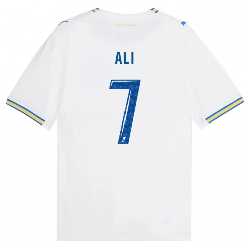 Danxen Kinderen Azhar Ali #7 Dodgerblauw Wit Thuisshirt Thuistenue 2026/27 T-Shirt