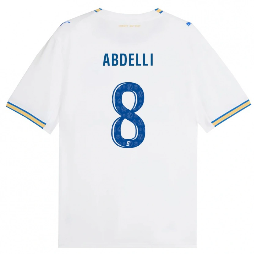 Danxen Kinderen Himad Abdelli #8 Dodgerblauw Wit Thuisshirt Thuistenue 2026/27 T-Shirt